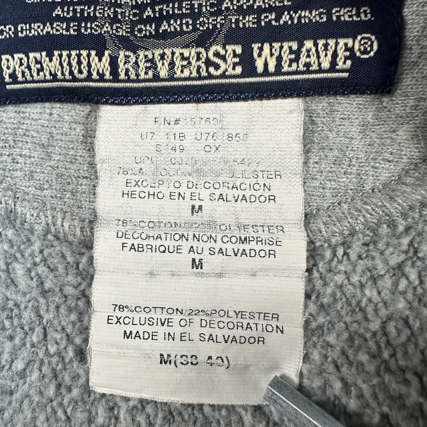 00s プレミアムリバースウィーブ RN15763 Corry Manufacturing Premium REVERSE WEAVE