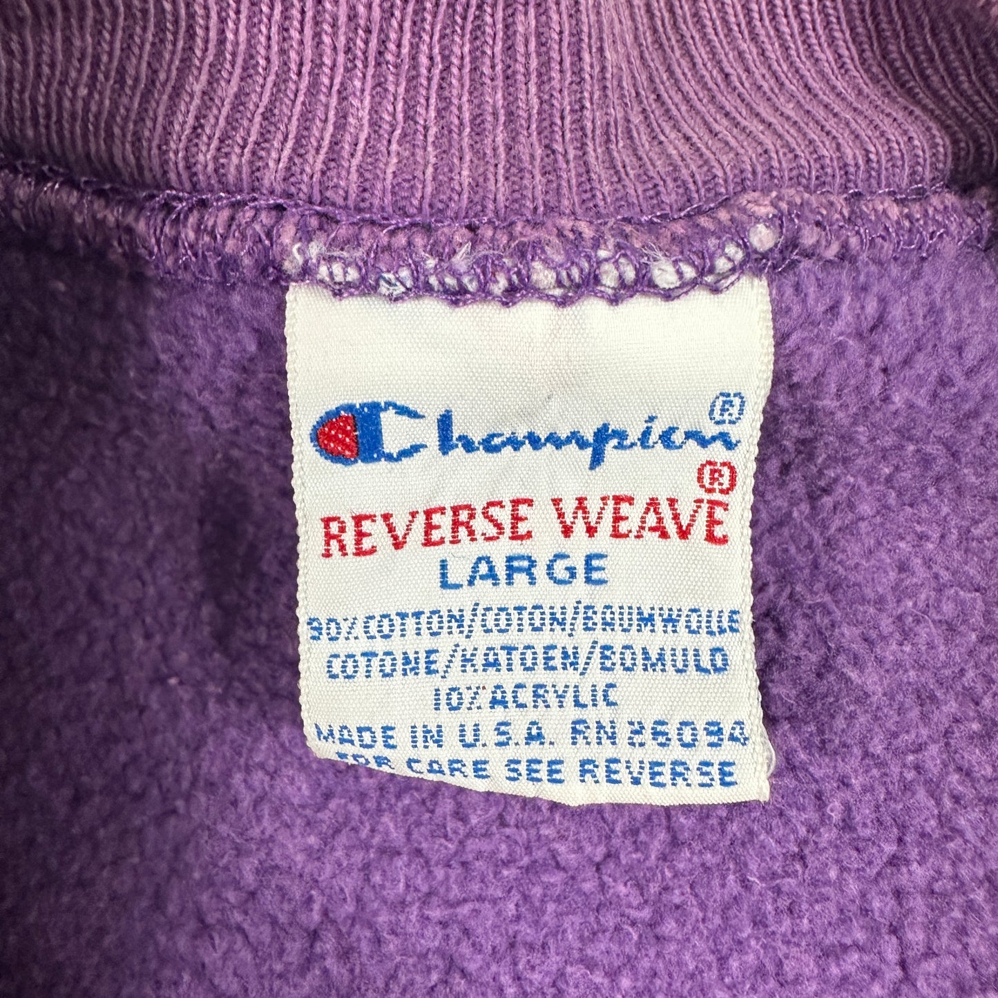 リバースウィーブ REVERSE WEAVE アメリカ製 90s 目あり フェード チャンピオン