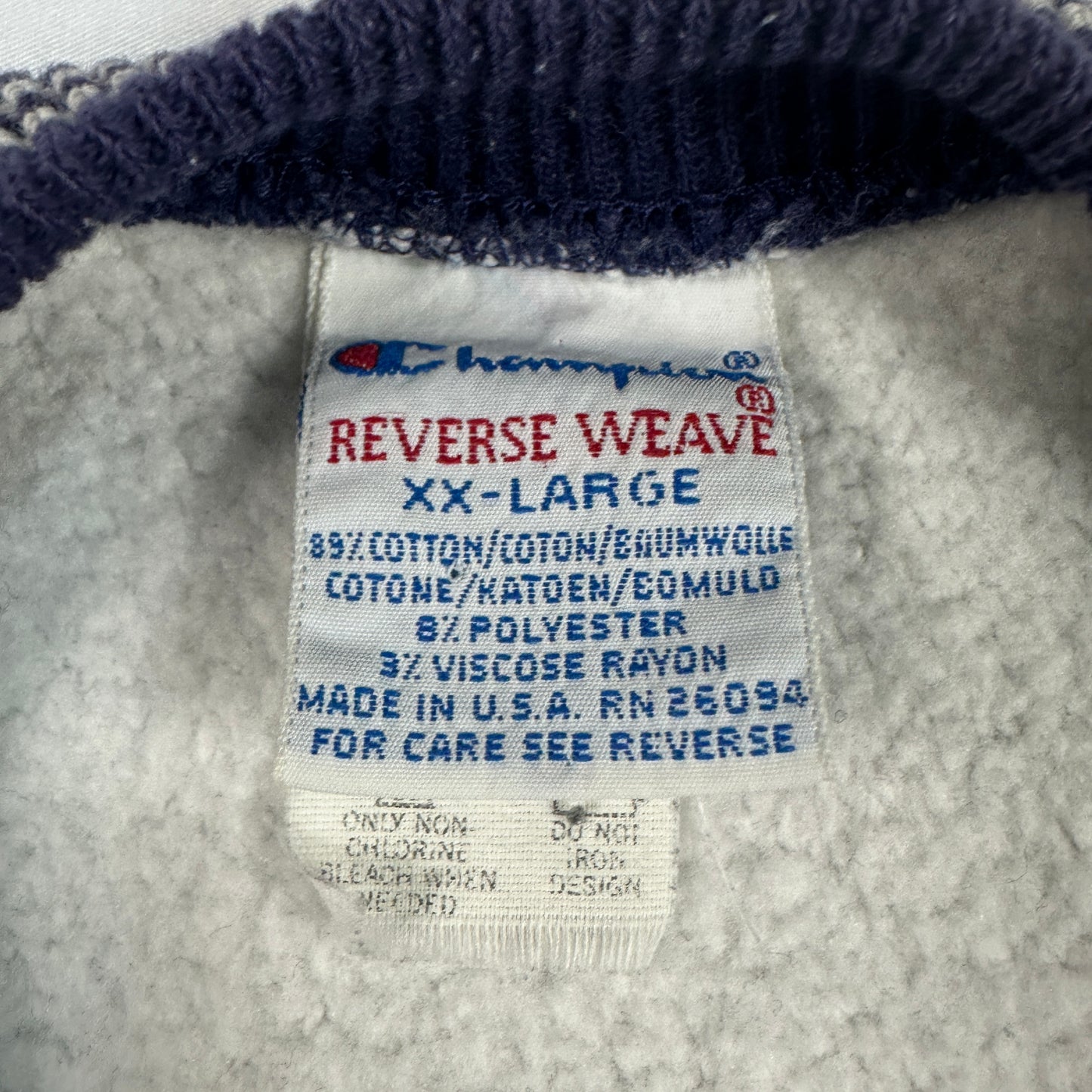 90s リバースウィーブ リブライン ビッグサイズ スクリプトロゴ RN26094 REVERSEWEAVE