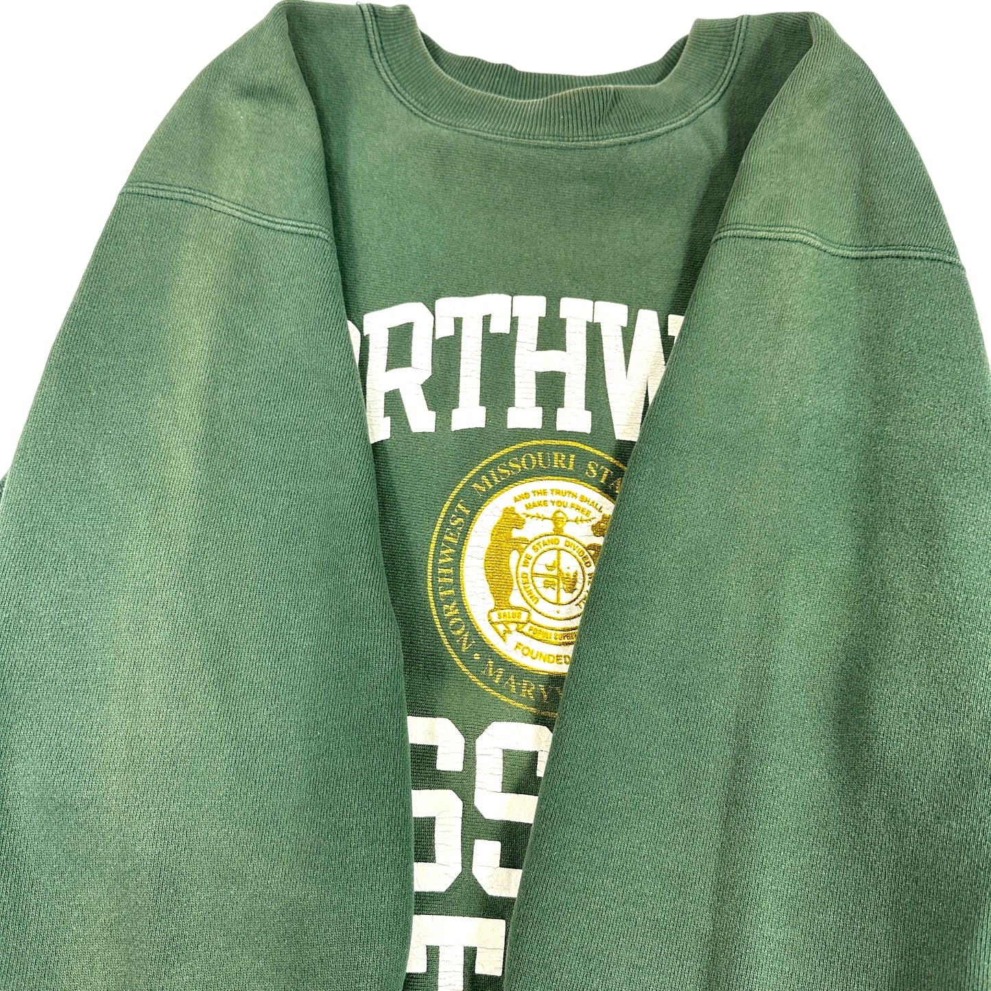 リバースウィーブ REVERSE WEAVE ノースウエスト ミズーリ 州立大学 4段 90s チャンピオン