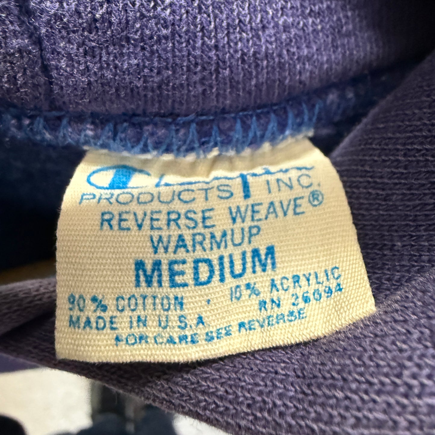 70s Champion Reverse Weave “McMAHON TENNIS 12”  リバースウィーブ フーディー USA製