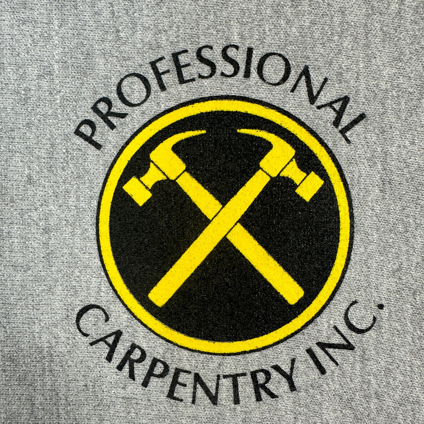00s プレミアムリバースウィーブ 建設業 両面プリント 大工 professional carpentry inc