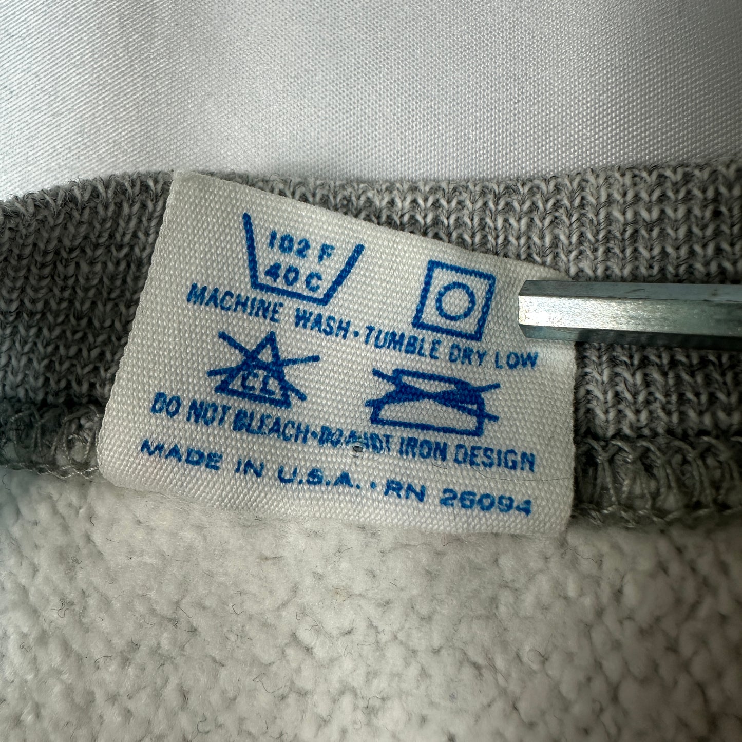 80s REVERSEWEAVE USMA リバースウィーブ プリントタグ最初期