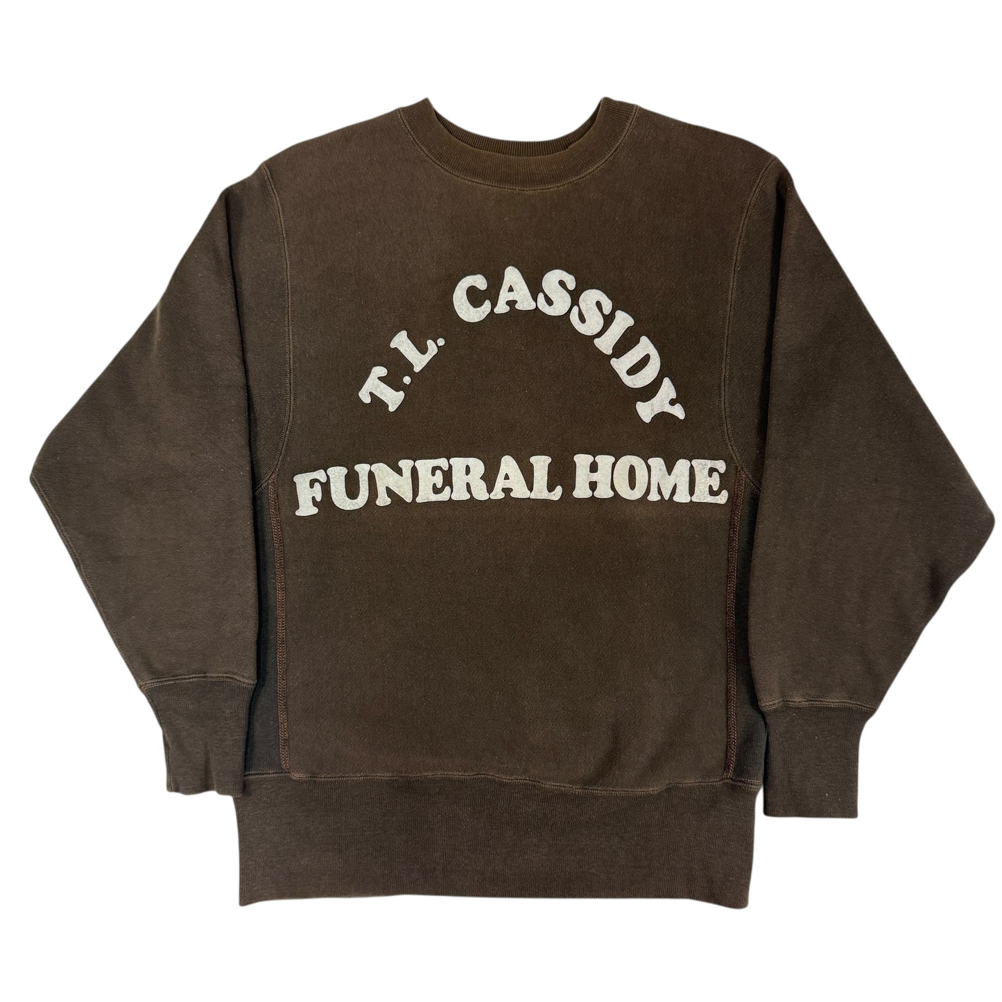 70s Champion Reverse Weave Style “T.L. CASSIDY FUNERAL HOME” Sweatshirt チャンピオン リバースウィーブ
