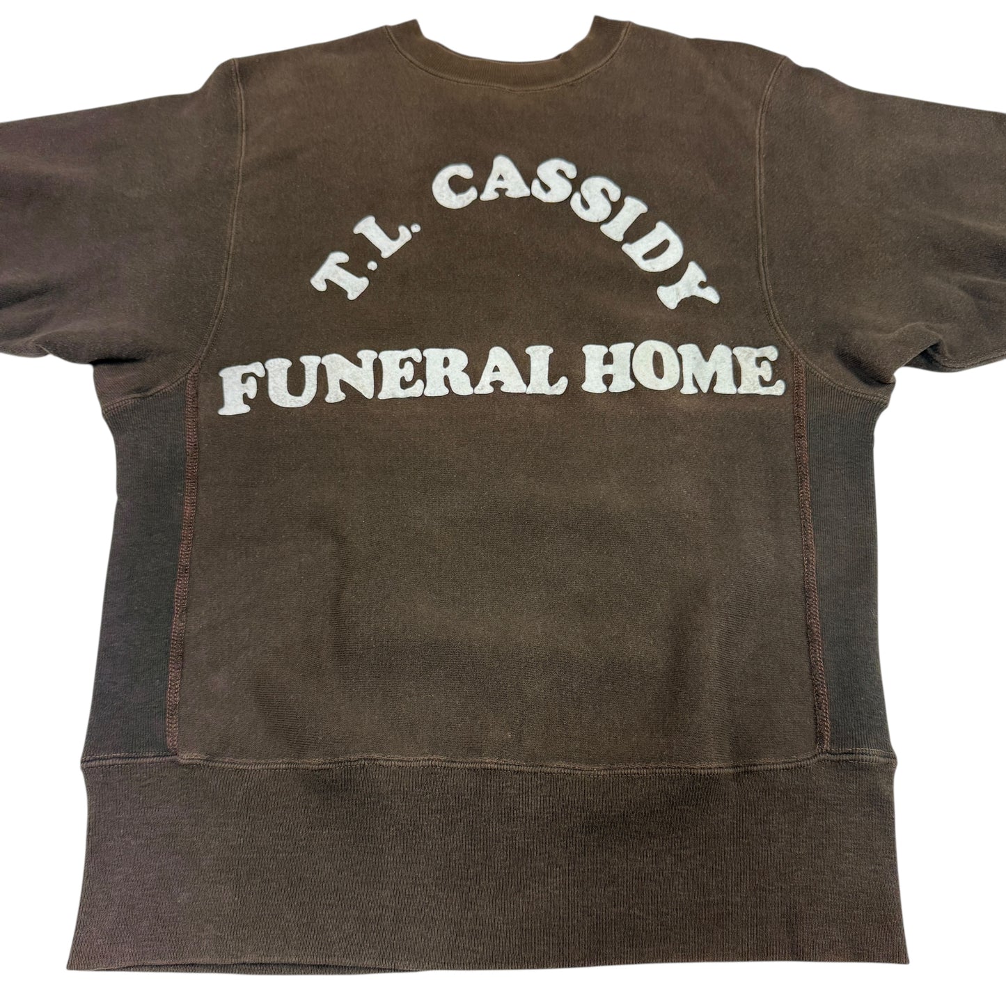 70s Champion Reverse Weave Style “T.L. CASSIDY FUNERAL HOME” Sweatshirt チャンピオン リバースウィーブ
