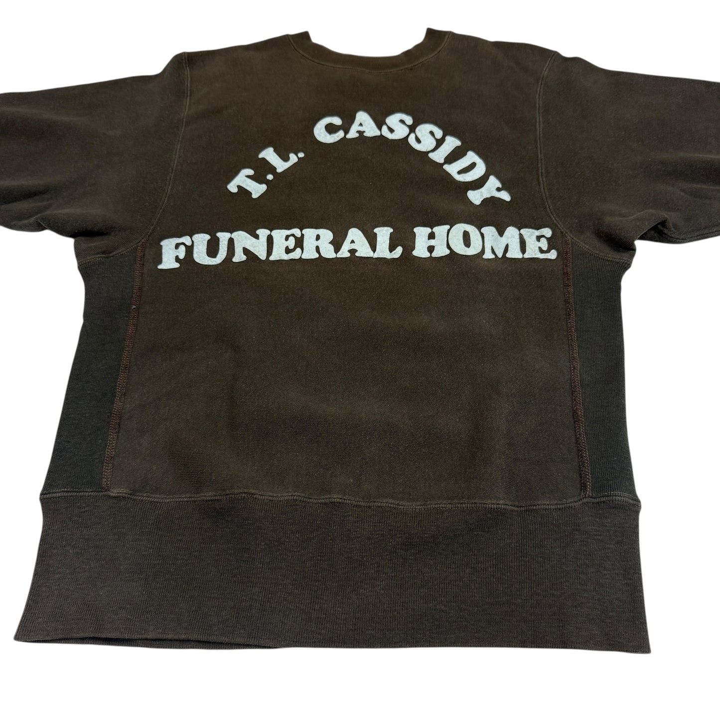 70s Champion Reverse Weave Style “T.L. CASSIDY FUNERAL HOME” Sweatshirt チャンピオン リバースウィーブ