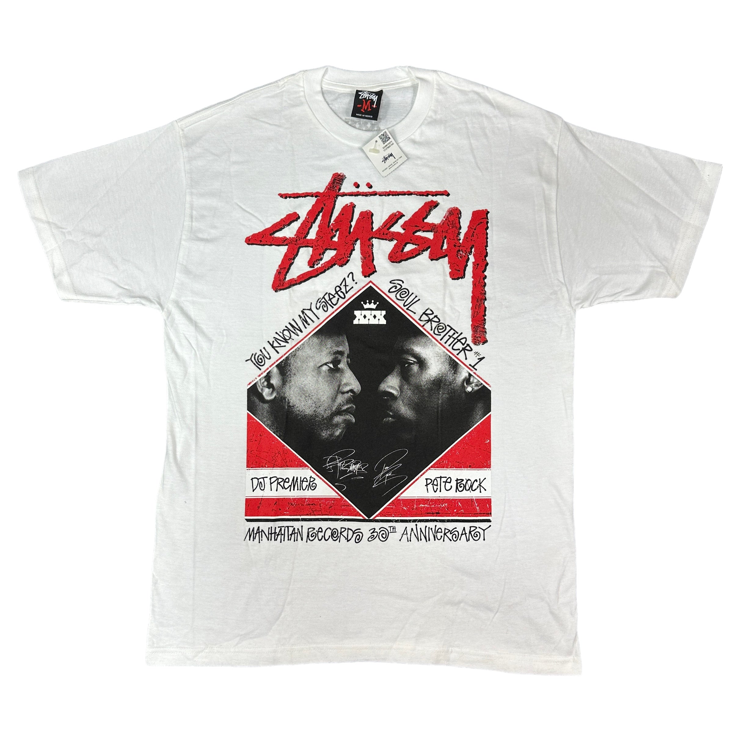 STUSSY デッドストック タグ付き Tシャツ マンハッタンレコード – 古着屋BUBU